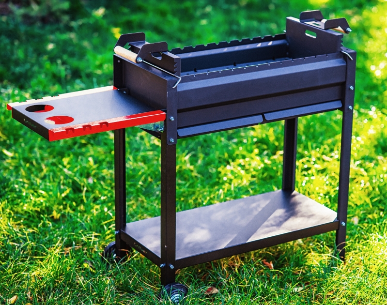 Mangal Grill Schaschlikgrill aus Stahl Redliner Comfort Lift Air